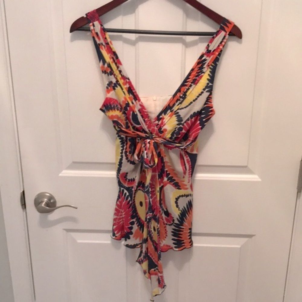 Trina Turk Silk Tank Top